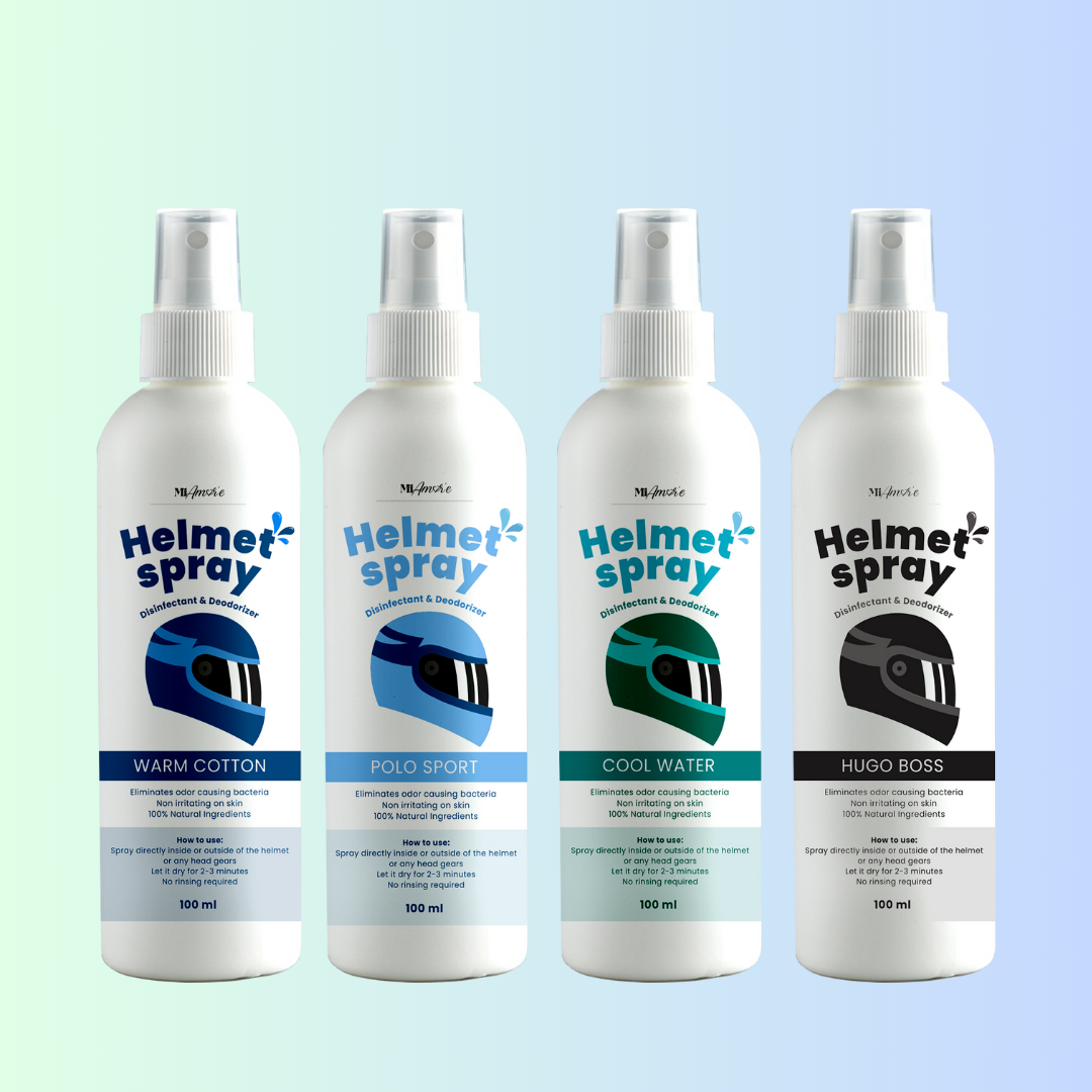 HELMET SPRAY Disinfectant&Deodorizer Premium Quality by Mi Amore