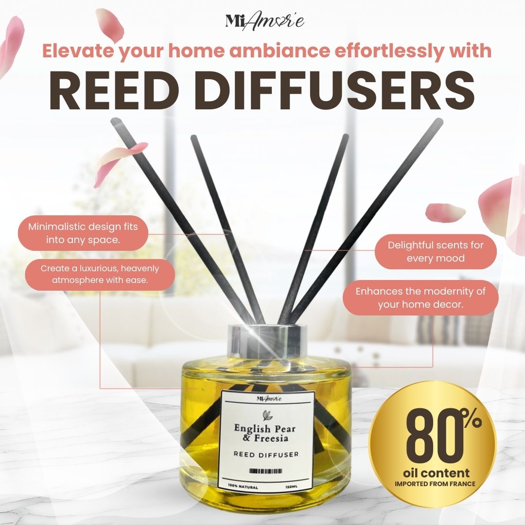 Mi Amore PREMIUM REED DIFFUSER 150ML – Mi Amor'e